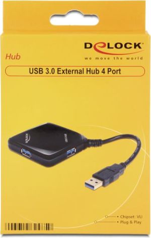 HUB USB Delock 4x USB-A 3.0 (62485) 3
