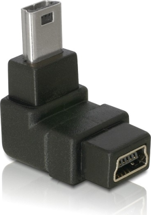 Adapter USB Delock miniUSB - miniUSB Czarny  (65097) 1