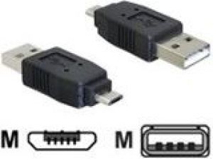 Adapter USB Delock USB-A - MicroUSB Czarny  (65036) 2