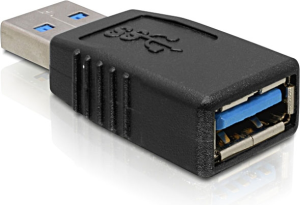 Adapter USB Delock USB-A - USB-A Czarny  (65174) 2
