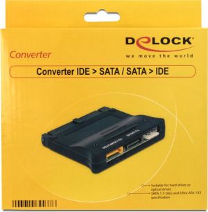 Delock IDE - SATA, Czarny (62438) 3