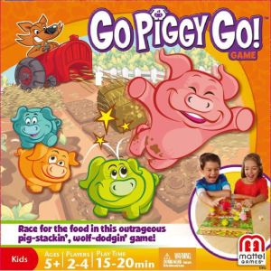 Mattel Gra planszowa Uciekające Świnki 1