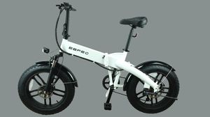Rower elektryczny EBFEC Składany rower elektryczny Fatbike biały 2