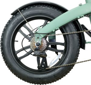 Rower elektryczny EBFEC Składany rower elektryczny Fatbike morski 4