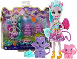 Mattel Enchantimals Rodzina Deanna Dragon i smoki (GJX43/GYJ09) 2