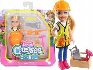 Lalka Barbie Mattel Chelsea Kariera - Budownicza (GTN87) 1