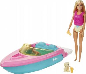 Lalka Barbie Barbie + Motorówka (GRG30) 1
