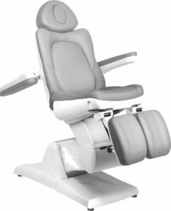 FOTEL KOSMETYCZNY ELEKTR. AZZURRO 870S PEDI 3 SILN. SZARY 2