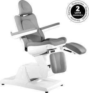 FOTEL KOSMETYCZNY ELEKTR. AZZURRO 870S PEDI 3 SILN. SZARY 4