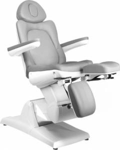 FOTEL KOSMETYCZNY ELEKTR. AZZURRO 870S PEDI 3 SILN. SZARY 5