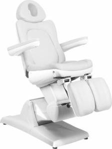 FOTEL KOSMETYCZNY ELEKTR. AZZURRO 870S PEDI 3 SILN. BIAŁY 5