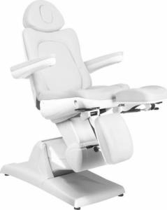 FOTEL KOSMETYCZNY ELEKTR. AZZURRO 870S PEDI 3 SILN. BIAŁY 6