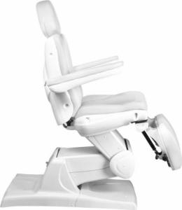 FOTEL KOSMETYCZNY ELEKTR. AZZURRO 870S PEDI 3 SILN. BIAŁY 9