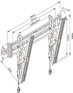 NB Uchwyt ścienny C2T 32'' - 65'' 5