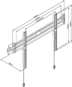 NB Uchwyt ścienny C3F 40'' - 65'' 5