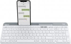 Klawiatura Logitech K580 Bezprzewodowa Biała US (920-009209) 1