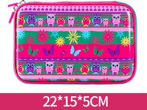 Piórnik Delune Piórnik szkolny, DeLUNE Sowa i Motylki 2