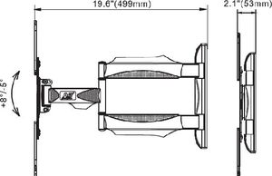 NB Uchwyt ścienny P4 32'' - 55'' 6