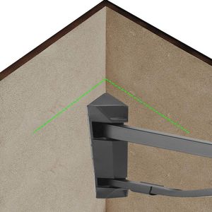 Fiber Novelty FN16 - Narożny uchwyt z teleskopowym ramieniem do telewizorów LCD LED 12