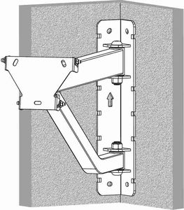 Fiber Novelty FN16 - Narożny uchwyt z teleskopowym ramieniem do telewizorów LCD LED 10