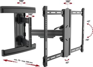 Fiber Novelty Uchwyt ścienny Norton 37'' - 80'' 2
