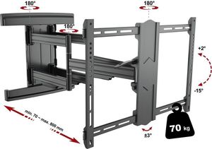 Fiber Novelty Uchwyt ścienny FN Noston 37'' - 80'' 3