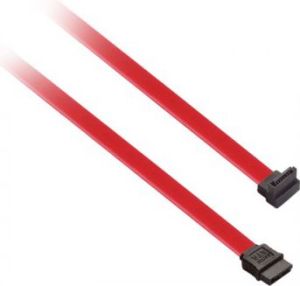 V7 Kabel SATA, wtyk kątowy, czerwony, 45cm (V7E2SATA-45CM-RD) 1