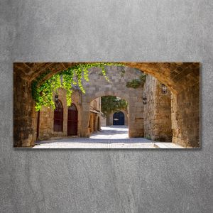 Tulup Tulup Obraz Na Szkle Hartowanym 120x60 Obraz Szklany Urokliwe uliczki 2