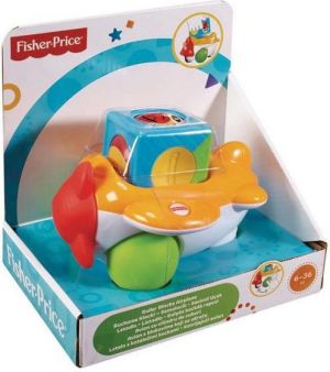 Fisher Price Ruchome Klocki Samolot (CDV89/CDC19) 1
