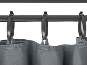 Beliani Pawilon ogrodowy 300 x 400 cm ciemnoszary COLOS 4