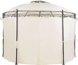 Beliani Pawilon ogrodowy 368 cm beżowy SAFARA 2