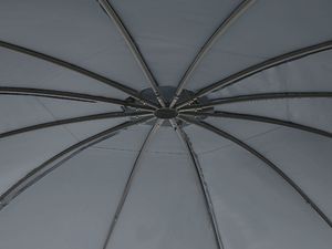 Beliani Pawilon ogrodowy 368 cm ciemnoszary SAFARA 3