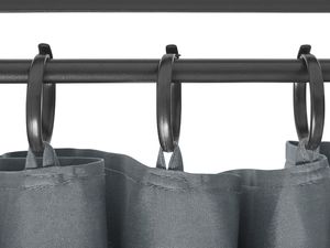 Beliani Pawilon ogrodowy 368 cm ciemnoszary SAFARA 4