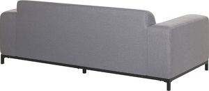 Beliani Sofa ogrodowa szara z czarnym ROVIGO 3