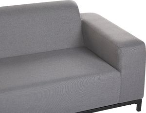 Beliani Sofa ogrodowa szara z czarnym ROVIGO 4