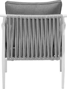 Beliani Zestaw ogrodowy 4-osobowy szary LATINA 5