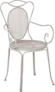 Beliani Zestaw mebli balkonowych metalowy szary CILENTO 6