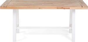Beliani Stół do jadalni akacjowy 170x80cm biały SCANIA (97067) 3