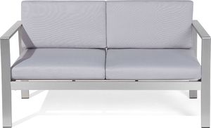 Beliani Zestaw ogrodowy 4-osobowy jasnoszary SALERNO 3