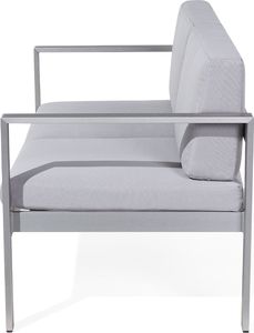 Beliani Zestaw ogrodowy 4-osobowy jasnoszary SALERNO 6