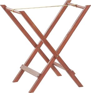 Beliani Stolik ogrodowy ciemne drewno TOSCANA (202226) 2