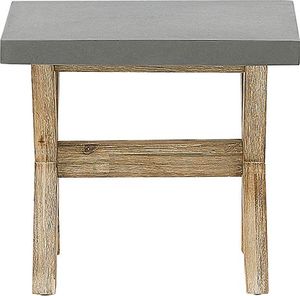 Beliani Stołek ogrodowy szary OLBIA 2