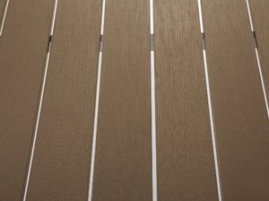 Beliani Zestaw do ogrodu 6 krzeseł brązowy VERNIO 4