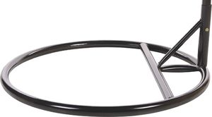 Beliani Fotel wiszący ze stojakiem rattanowy beżowy PINETO 7