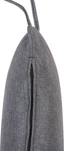 Beliani Fotel wiszący ze stojakiem rattanowy szary CASOLI (188797) 8