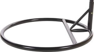 Beliani Fotel wiszący ze stojakiem rattanowy szary TOLLO (188820) 7