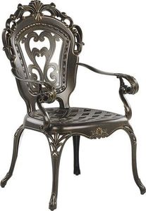 Beliani Zestaw 2 krzeseł ogrodowych brązowy SAPRI 2