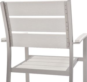 Beliani Zestaw do ogrodu 6 krzeseł biały VERNIO 3