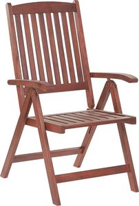 Beliani Krzesło ogrodowe drewniane TOSCANA (5166) 1