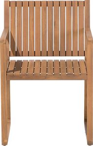 Beliani Krzesło ogrodowe drewniane SASSARI 2